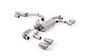 Milltek race exhaust system for Volkswagen Golf R Mk7.5