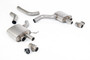 Milltek Signature Series titanium axle-back exhaust for Audi RS6 and RS7 C8 with Carbon Fibre Oval Trims