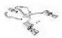 Milltek resonated valved cat-back exhaust for Audi S5 B9 RHD (Sport Diff with Brace Bars)