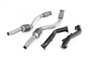 Milltek large bore downpipes with hi-flow sports cats for Audi C7 RS6 RS7