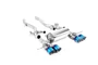 Milltek axle-back exhaust system for BMW M2 Coupe G87