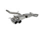Scorpion non-resonated cat/GPF-back system with electronic valves SVWS054D for Volkswagen Golf R Mk7.5 Facelift, view 2