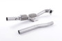 Milltek Cast Downpipe with HJS High Flow Sports Cat - with HJS HQ 200 Cell High Flow Sports Cat. For Fitment to Milltek Sport 2.75" cat-back systems only - A3 - 1.8 TSI 2WD 3-Door - 2008-2012 - SSXAU200