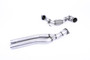 Milltek Large-bore Downpipe and De-cat - Fits both OE and Milltek Sport Cat Back Systems - RS3 - Sportback 400PS (8V MQB - Facelift Only) - 2017-2020 - SSXAU727_1