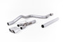 Milltek Cat-back - Non-resonated (louder). Polished Tips - Leon - FR 2.0 TDI 150 SC and 5-door (manual and DSG-auto) - 2013-2020 - SSXSE155