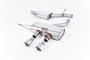 Milltek cat-back exhaust SSXVW163 for VW Golf R Mk6