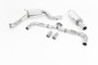Milltek road+ part-resonated cat-back exhaust SSXVW469 for VW Golf Mk7.5 GTI Performance Pack