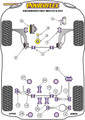 Powerflex Lower Engine Mount Insert (Large) Track Use Golf Mk5 GTI & R32 85-504P