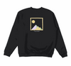 Theories Giza Applique Black Crewneck XL