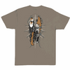 Santa Cruz Pinstripe Slasher Prairie Dust Tshirt MD