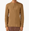 Dickies Henley Thermal Duck Brown L/S Tshirt XL