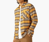 Dickies Forest Check Inca Gold Flannel L/S Tshirt MD
