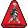 Powell Peralta Skull and Sword Red 4" Patch
