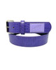 Loosey Purple Croc Skin Belt