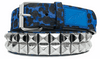 Loosey Stud Finder (Blue Cheetah) Belt