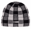 Hockey Plaid (Grey) Beanie