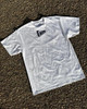 LoCo Embroidered White Tshirt - Full Logo