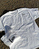 LoCo Skate Shop t-shirt, LoCo embroidered t-shirt, full logo t-shirt, white skate t-shirt, skate shop apparel, embroidered skateboard t-shirt, classic skate t-shirt, short sleeve skate shirt, unisex skate t-shirt, local skate shop merch