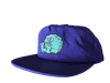 Snot Wide Boy Booger Logo Nylon Snapback Hat - Purple
