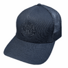 Satanic Drain Cleaner Trucker Hat (Black/Black)