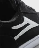 Lakai Manchester Skate Shoes - Black/White Suede