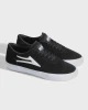 Lakai Manchester Skate Shoes - Black/White Suede