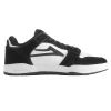Lakai Telford Low Skate Shoes - Black/White Suede