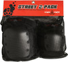 888 Street Elbow/Knee 2-Pack Pads Set - Black - XS