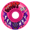 Snot 56mm 101a Franky Villani Classic Wheels - Neon Pink