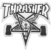 Thrasher Skategoat Patch - White/Black