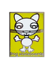 Frog Cat Pin (Yellow) - O/S