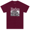 Hockey Middle Earth Tee Burgundy