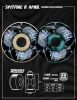 Spitfire x April 99D Bighead Rose Formula Four Radial Wheels