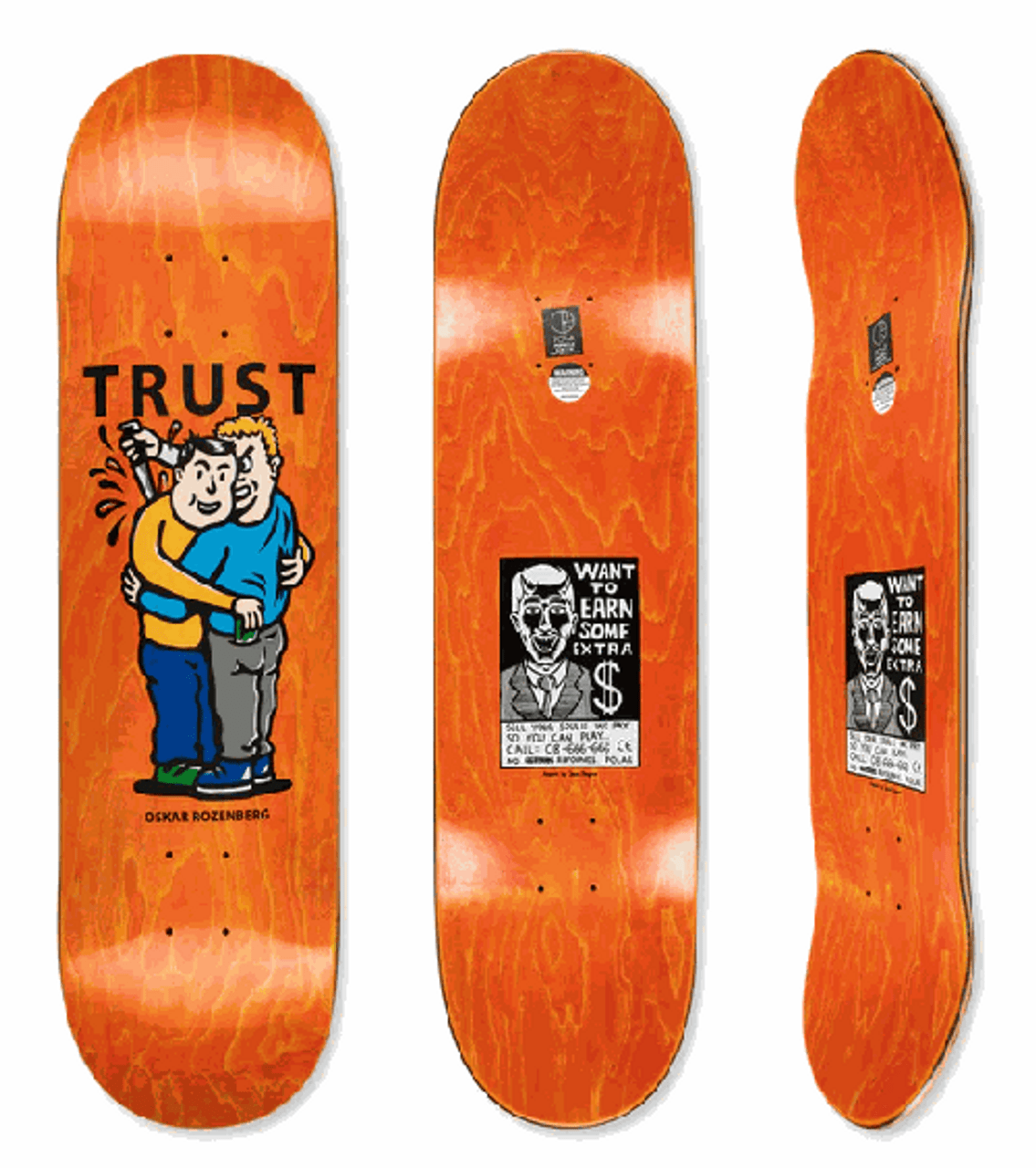 8.5 Polar Oskar Rozenberg - Trust (Veneer) Short Deck