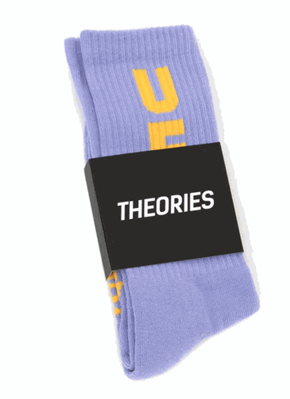 Theories UFO Lavender Yellow Socks