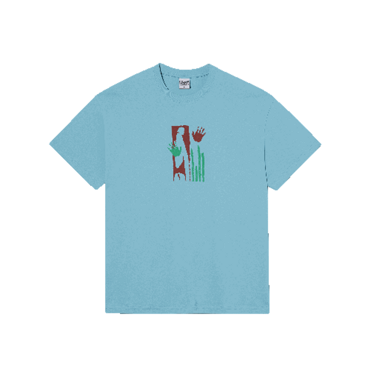 Polar Sitting Hands Tshirt (Sky Blue) SM