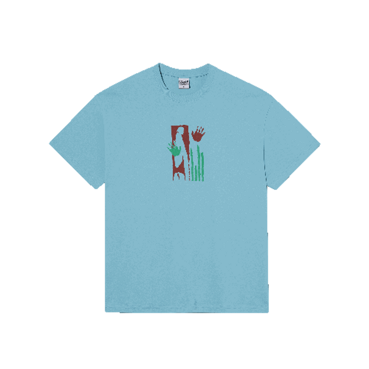 Polar Sitting Hands Tshirt (Sky Blue) MD