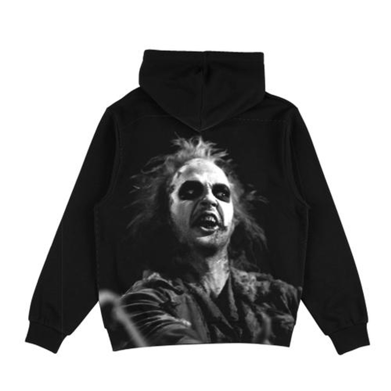 Welcome x Beetlejuice Qualified Pigment-Dyed Black Hoodie SM