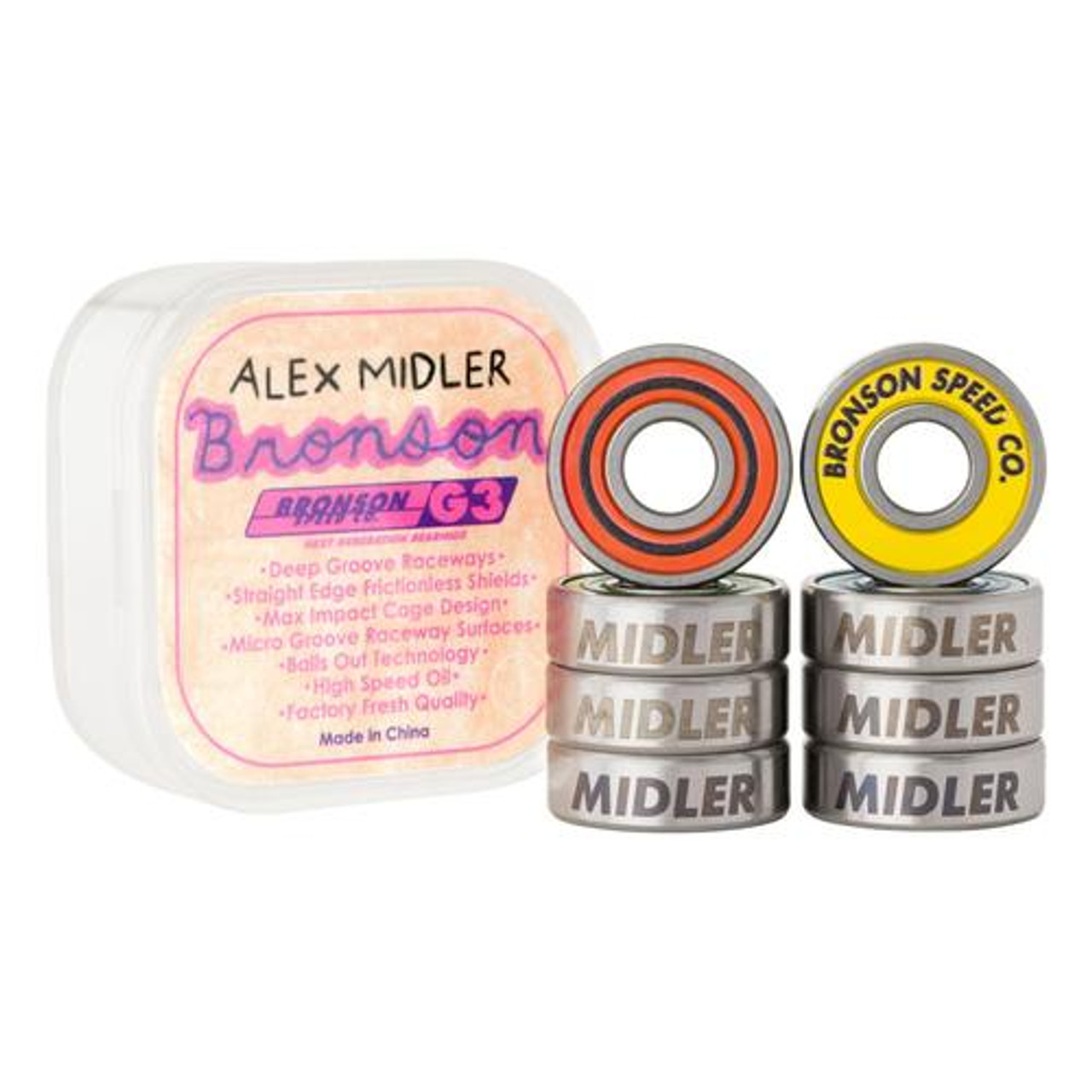 Bronson G3 Alex Midler Pro Bearing Set