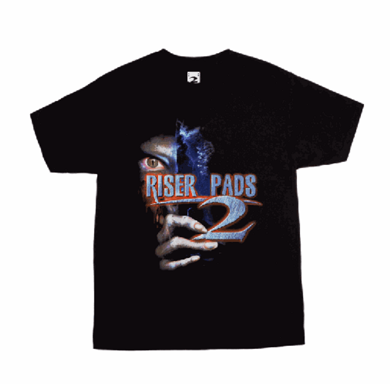2 Riser Pads Evil 'Black' Tshirt LG