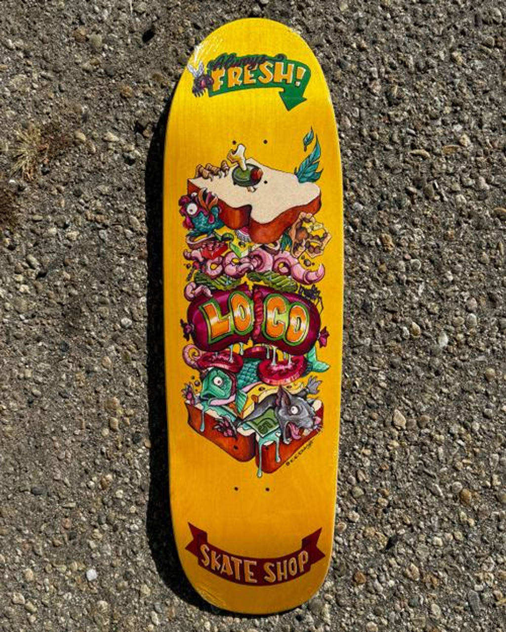 9.4 LoCo 'SlamWich' Curb Surfer Shaped Shop Deck