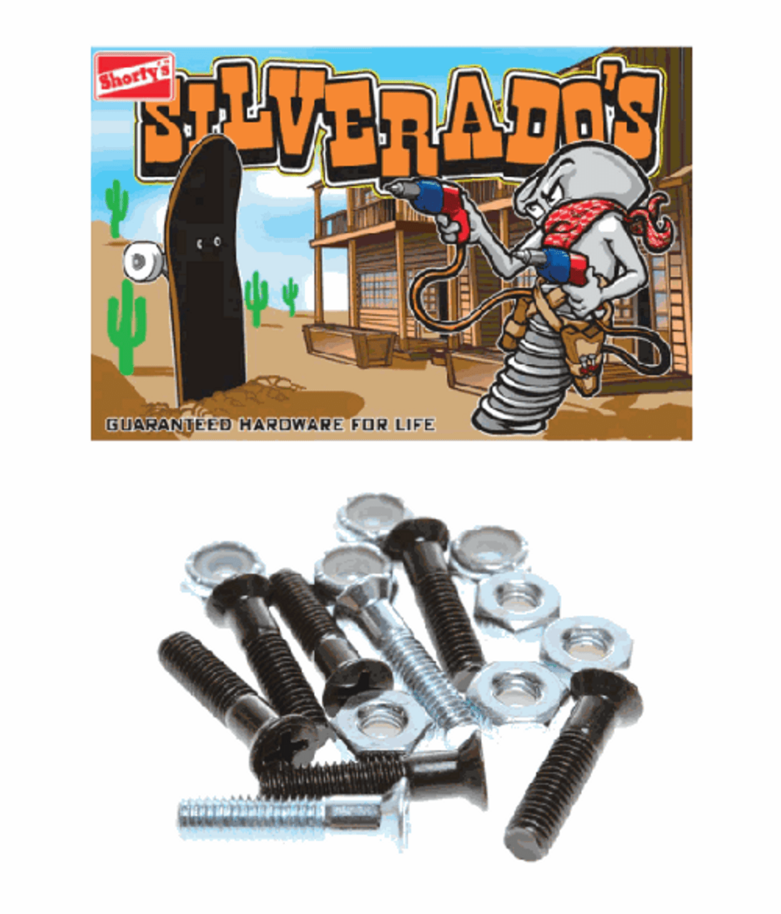 Shortys Silverados 1" Phillips Bolts