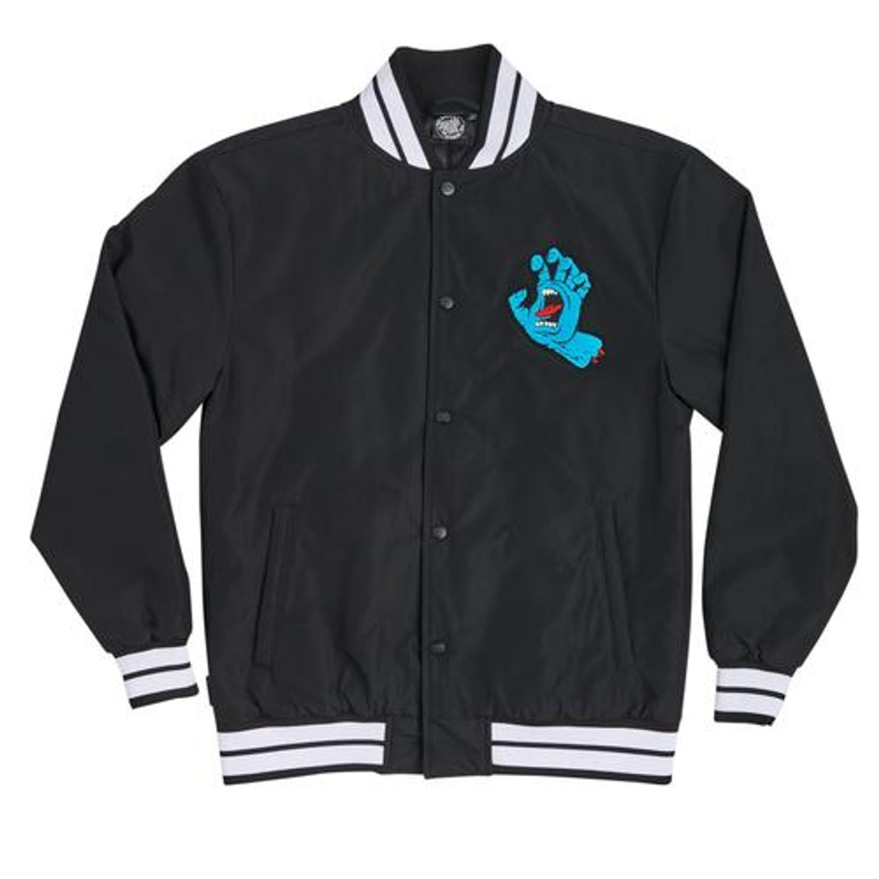 Santa Cruz Screaming Hand Stadium Jacket Black LG