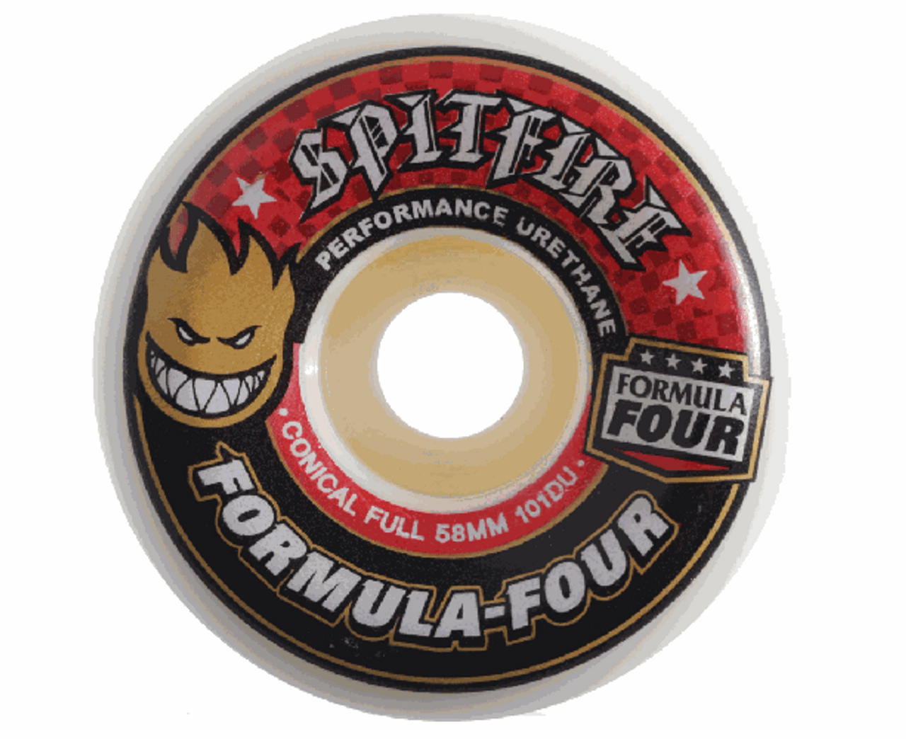 Spitfire 101a 58mm F4 Full Conical White/Red