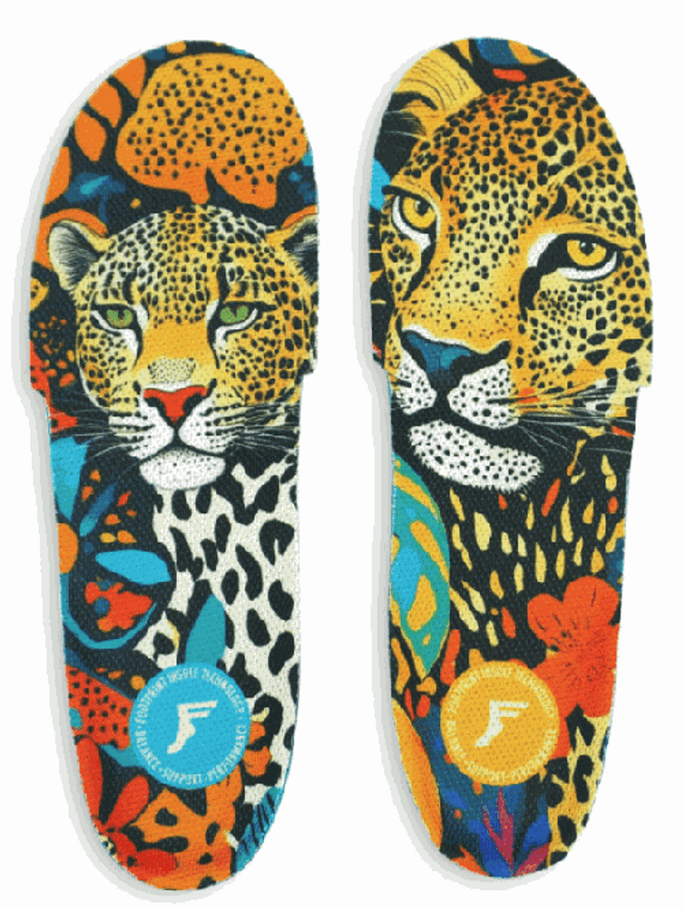 FP 7/7.5 Leopard Orthotic Fluidx Kingfoam Insoles