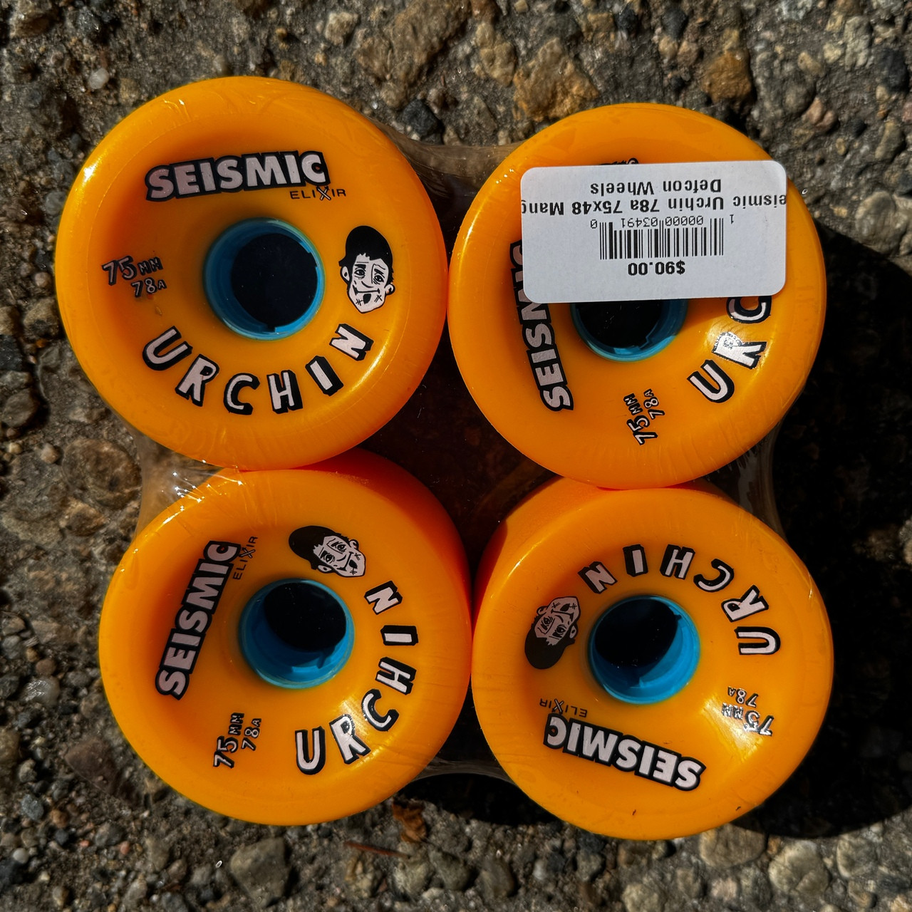 seismic urchin 78a 75x48 mango defcon wheels, seismic, urchin, 78a, 75x48, mango, defcon, wheels, seismic skateboard, seismic wheels, skateboard wheels