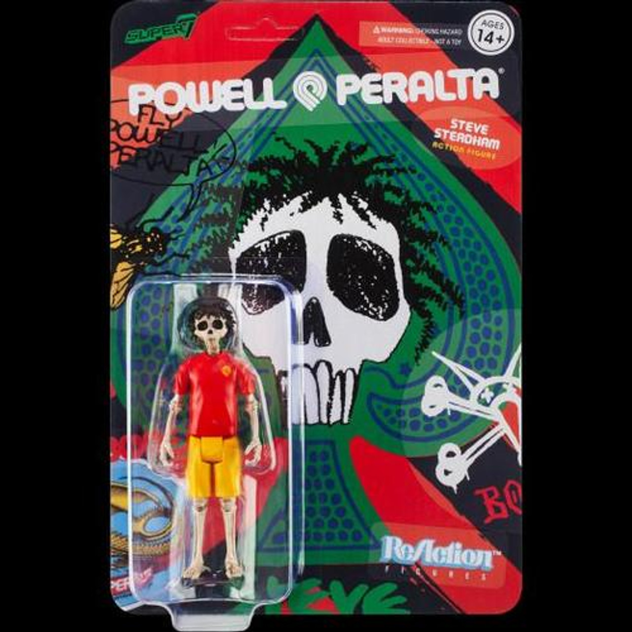 Super7 x Powell Peralta Steve Steadham Wave 3 ReAction Figure