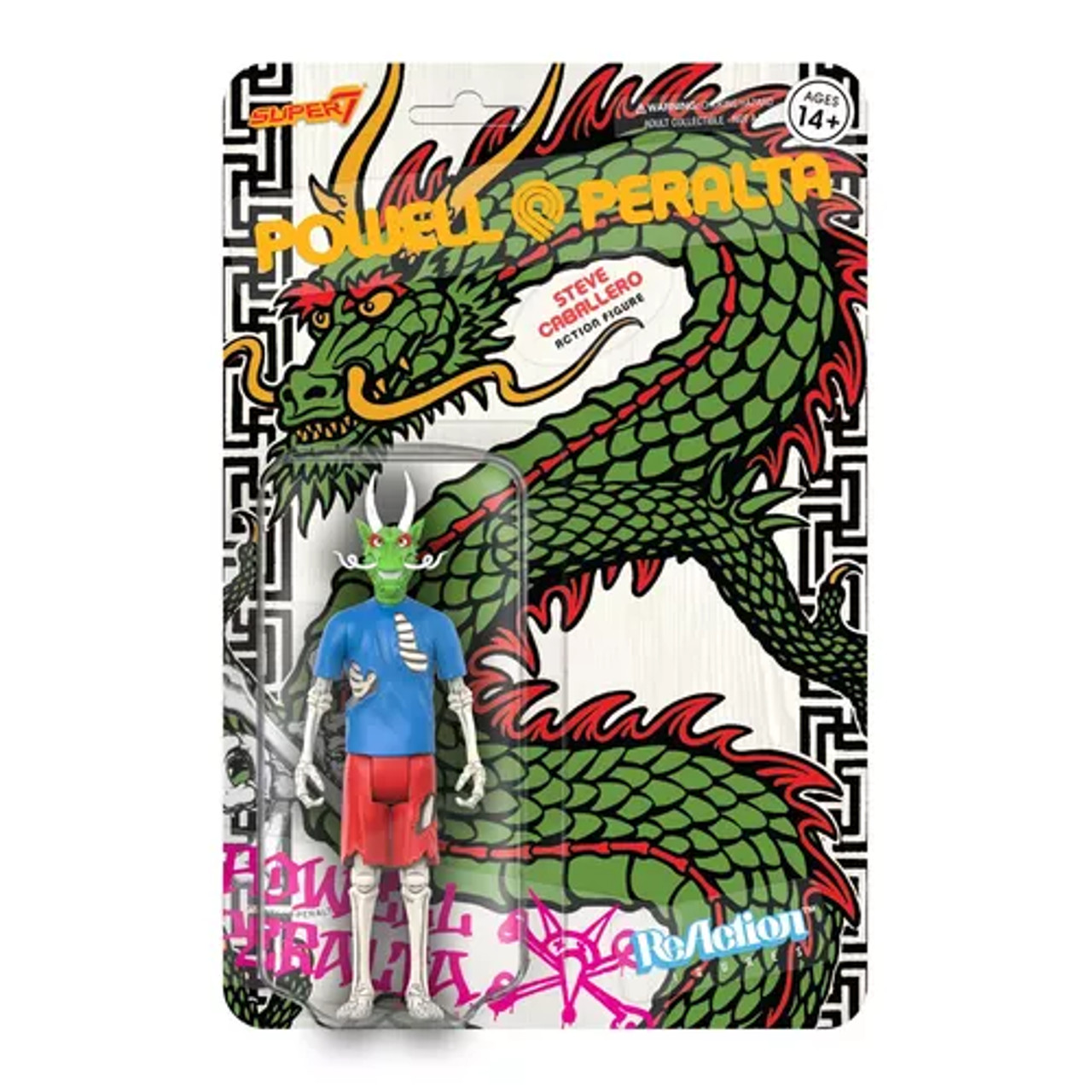 Super7 x Powell Peralta Steve Caballero Wave 3 ReAction Figure