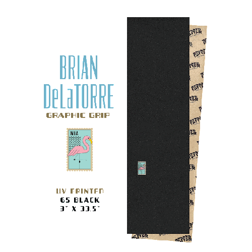 Pepper 9" Brian DeLaTorre Griptape Sheet