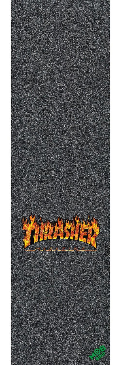 Mob 9" Thrasher Real Flame 2 Griptape